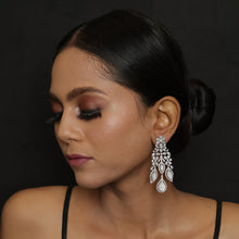 Zircon/AD Earring 1091-69 - Dazzles Jewellery