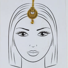 Gold Maang Tikka 2992-7057