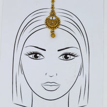 Gold Maang Tikka 5292-9357