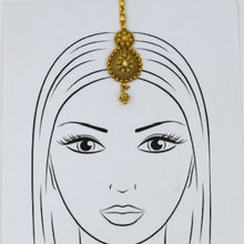 Gold Maang Tikka 1909-5974