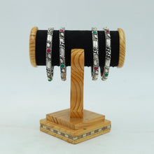 Ruby Green Bangles/Kada 18204-5386