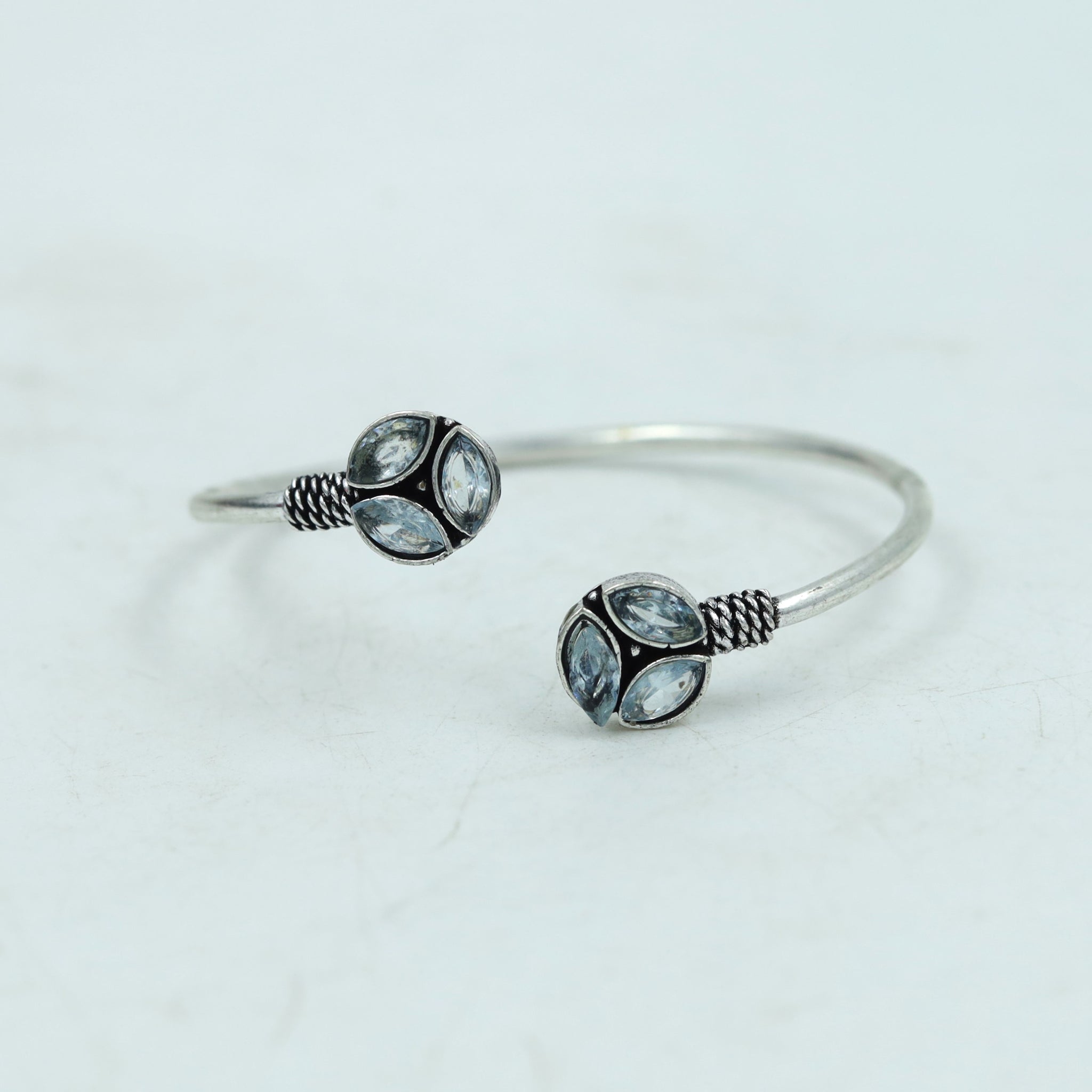 Silver Oxidized Bracelet 9913-R