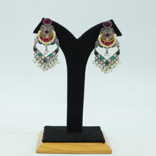 Chandbali Oxidized Earring 15424-59