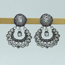 Black Oxidized Earring 19646-6830
