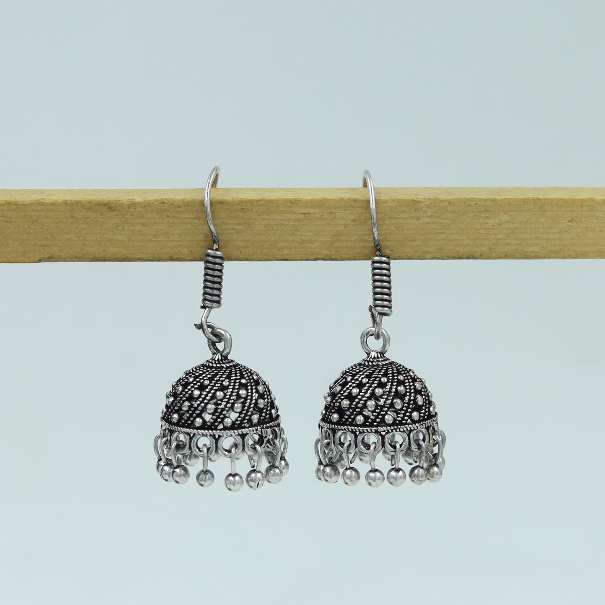 Jhumki Oxidized Earring 13200-33