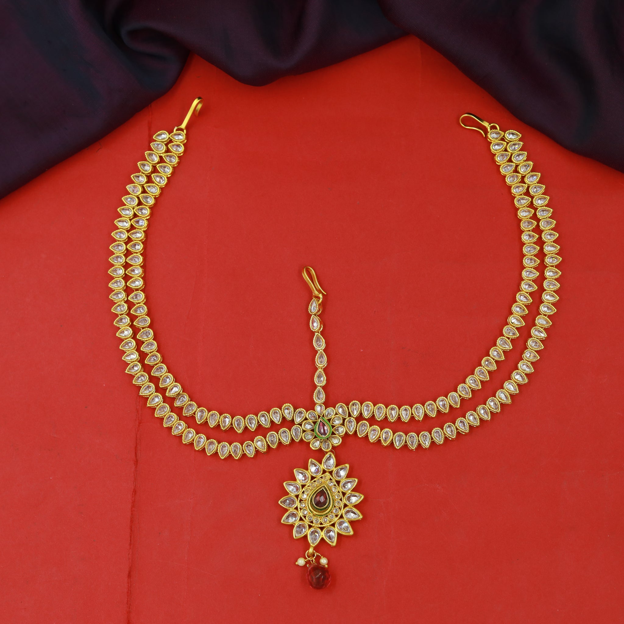 Gold Look Mathapatti 13989-21