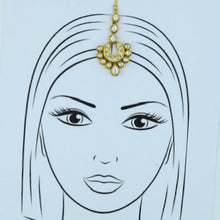 White Maang Tikka 7490-0995