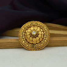 Antique Gold Finish Adjustable Ring 1405-100