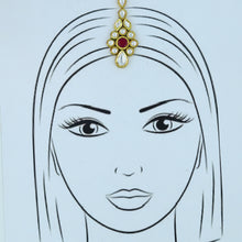 Ruby Maang Tikka 6379-1225