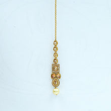 Gold Polki Necklace Set 11589-7701
