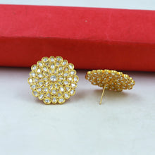 Tops/Studs Kundan Earring 10418-28