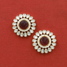 Tops/Studs Kundan Earring 10093-4