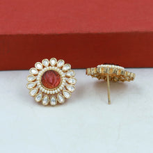 Tops/Studs Kundan Earring 10093-4