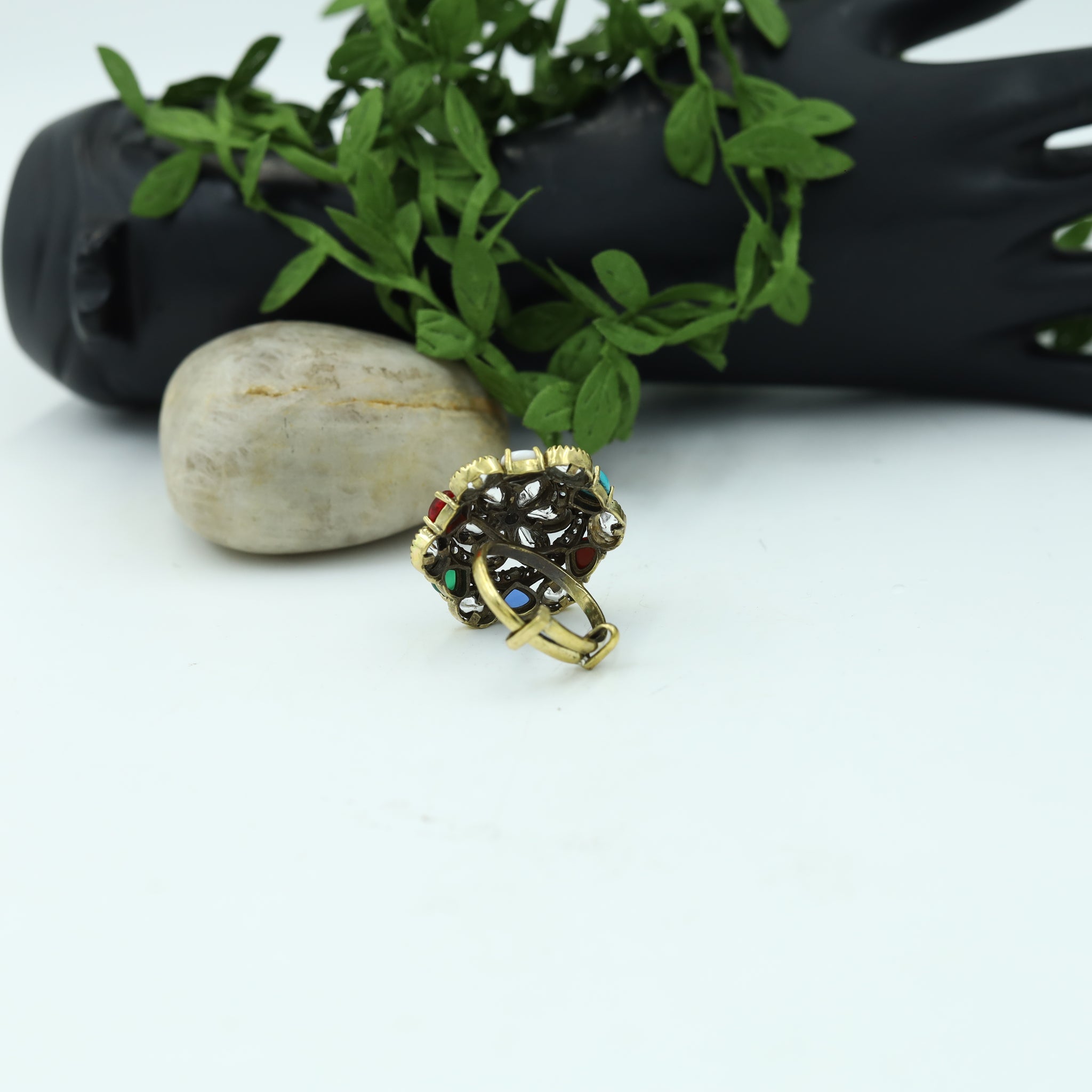 Kundan Ring 15809-28