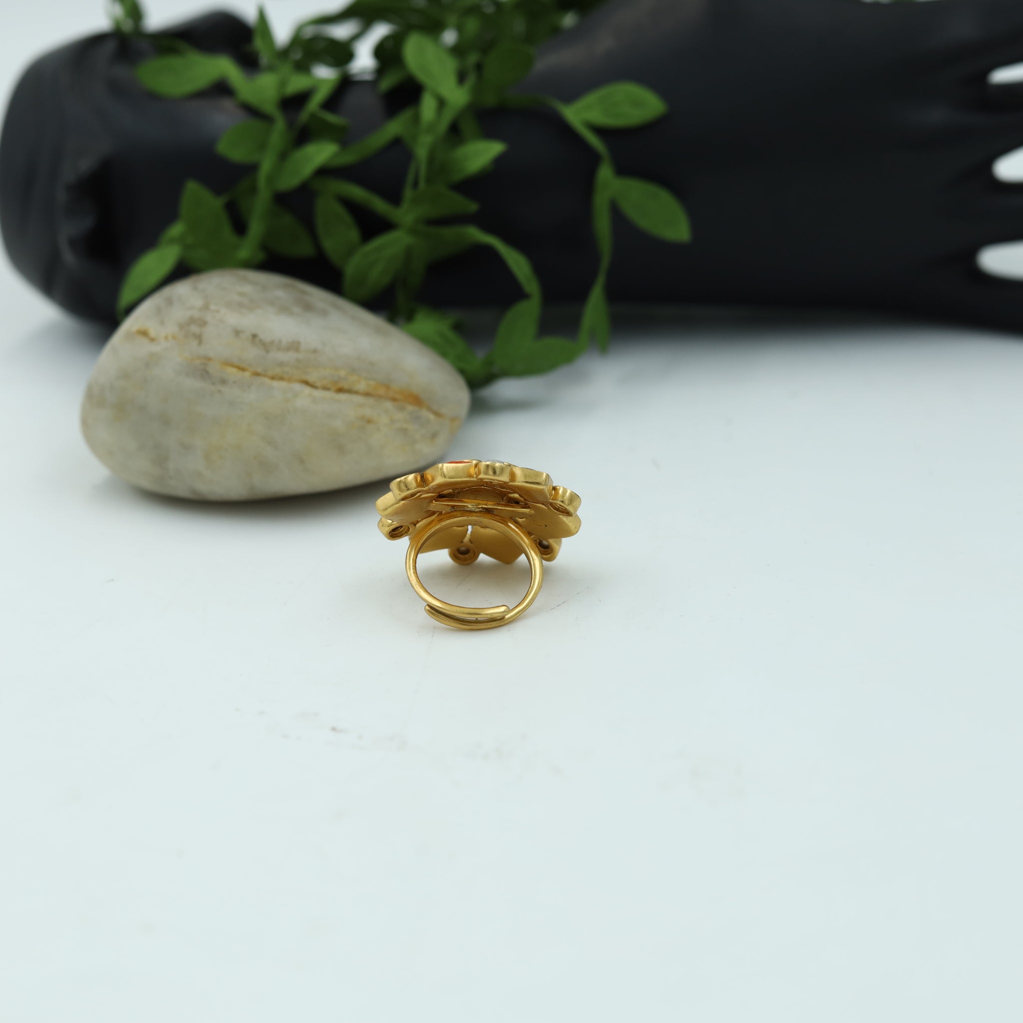 Sabyasachi Inspired Kundan Ring 15472-34