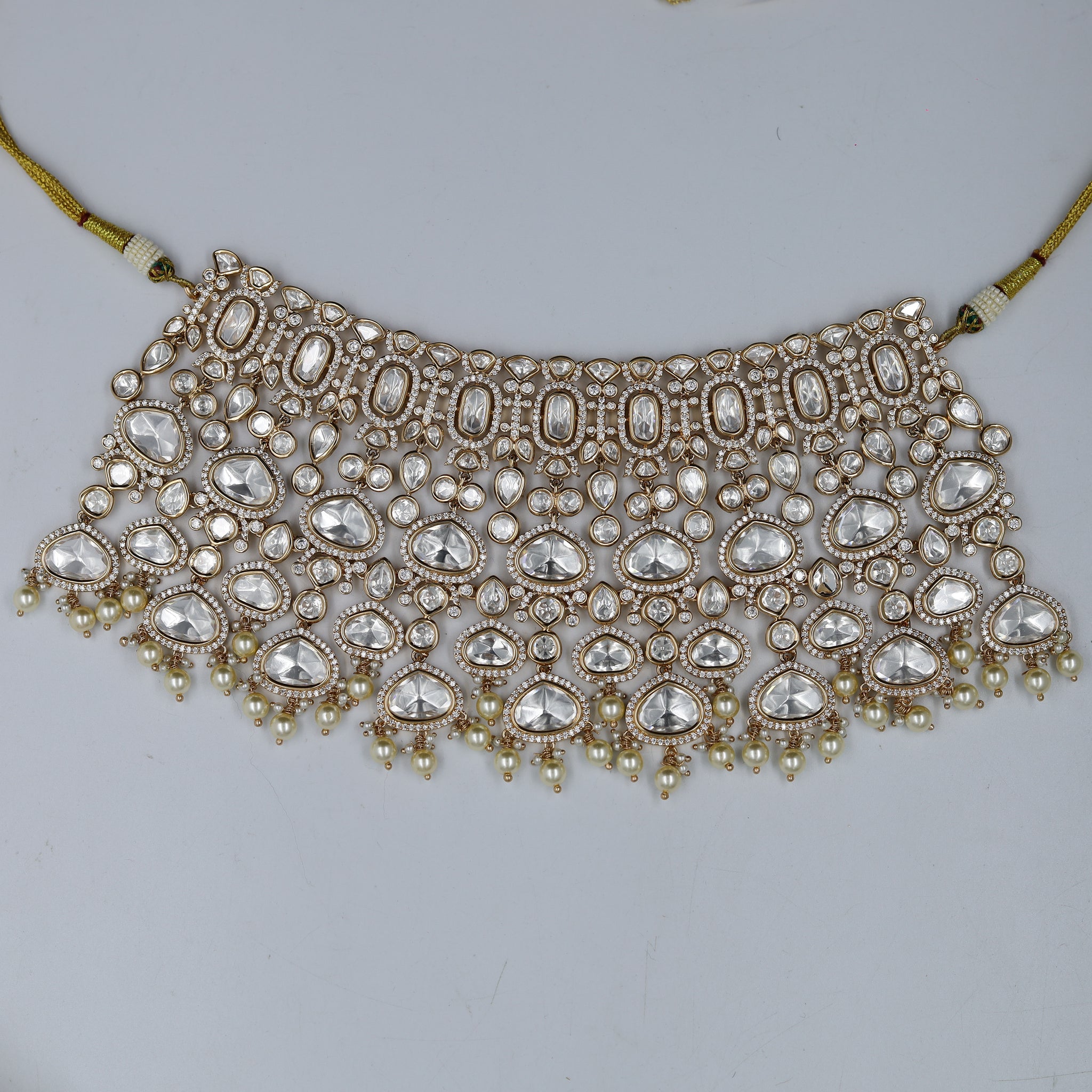 Choker Kundan Necklace Set 11480-83