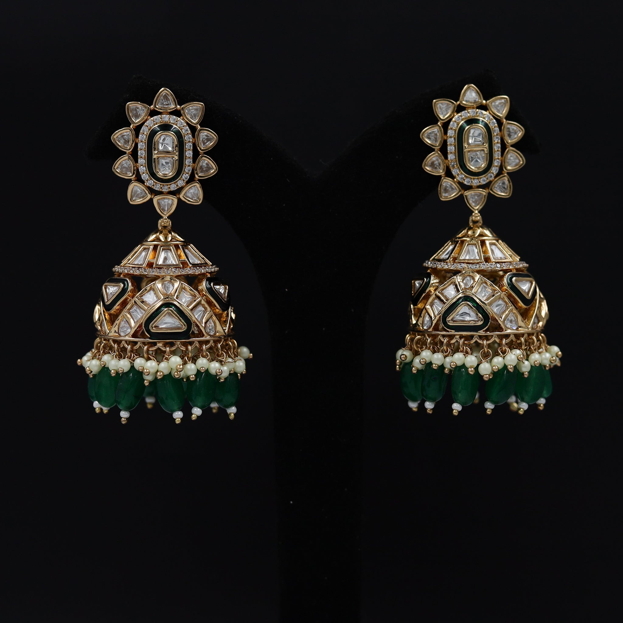 Jhumki Kundan Earring 11502-34