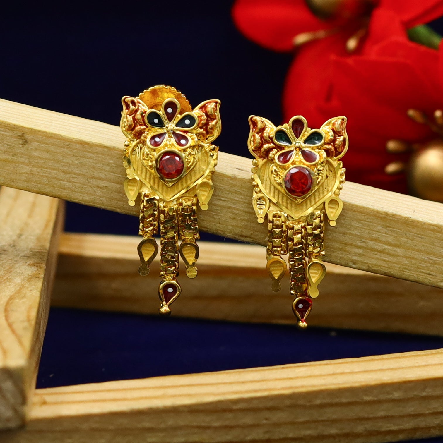 Tops/Studs Gold Look Earring 6271-100