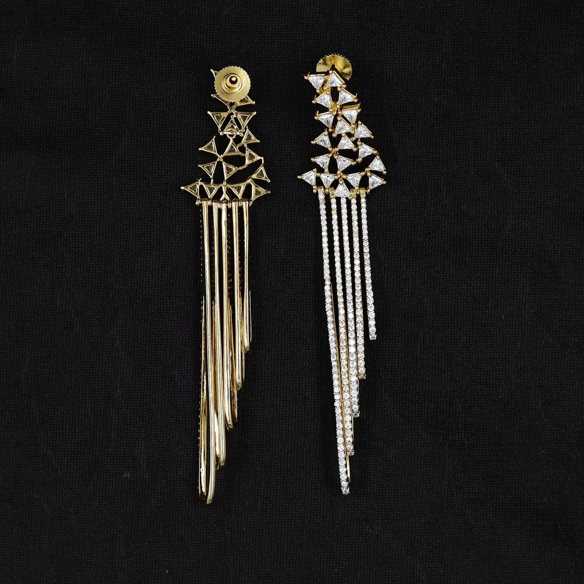 Danglers Zircon/AD Earring 11486-34