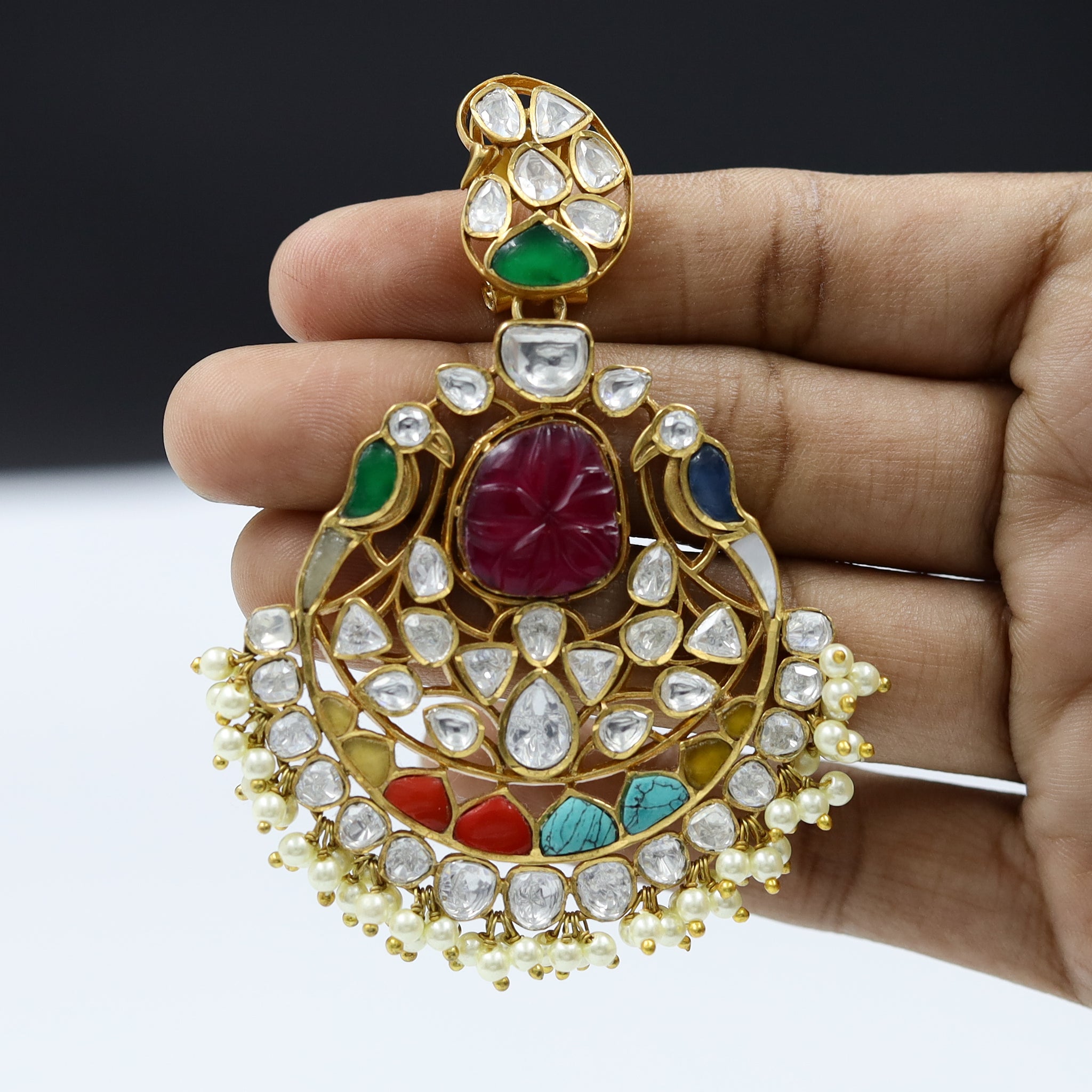 Danglers Kundan Earring 11522-34