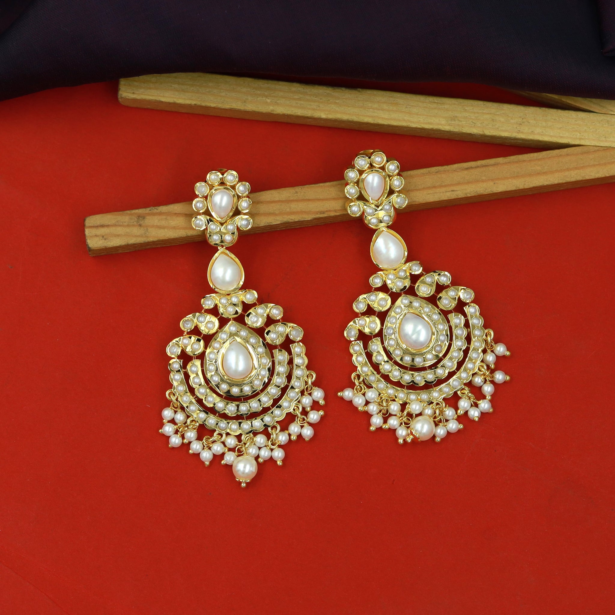 Danglers Jadau Earring 17004-48