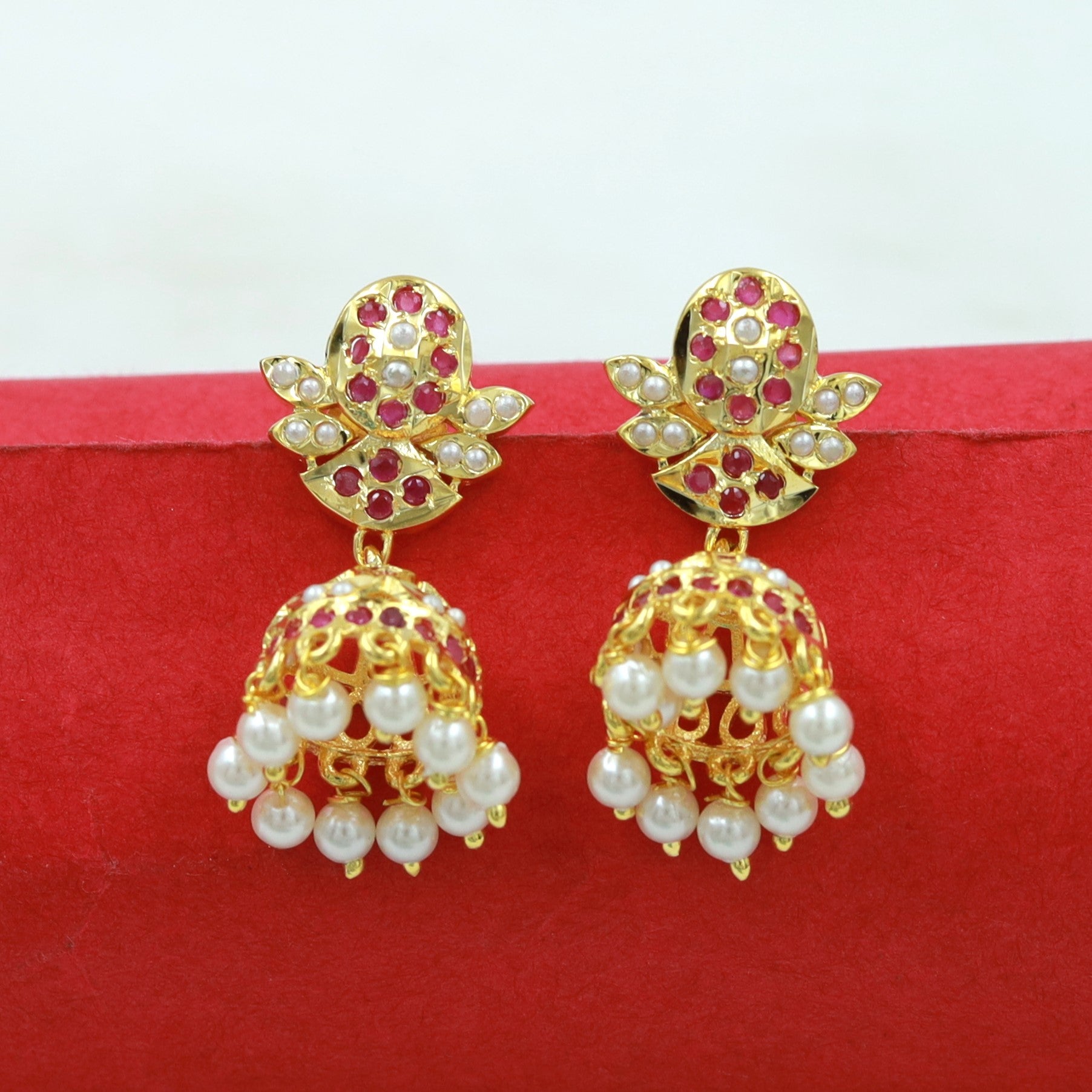 Jhumki Jadau Earring 16982-48