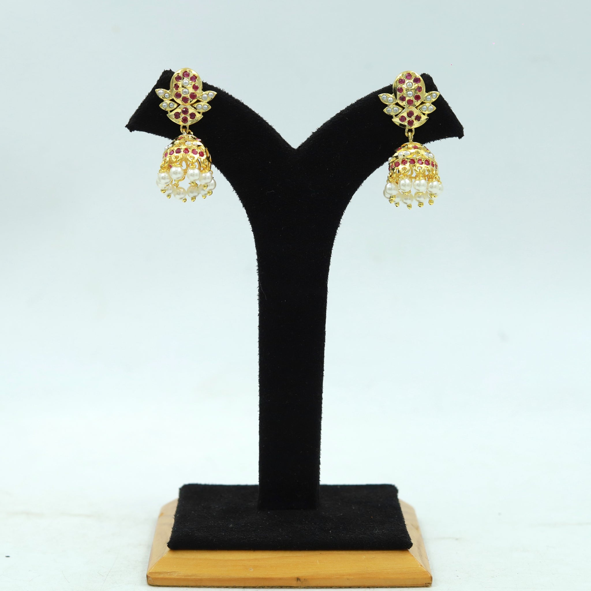 Jhumki Jadau Earring 16982-48