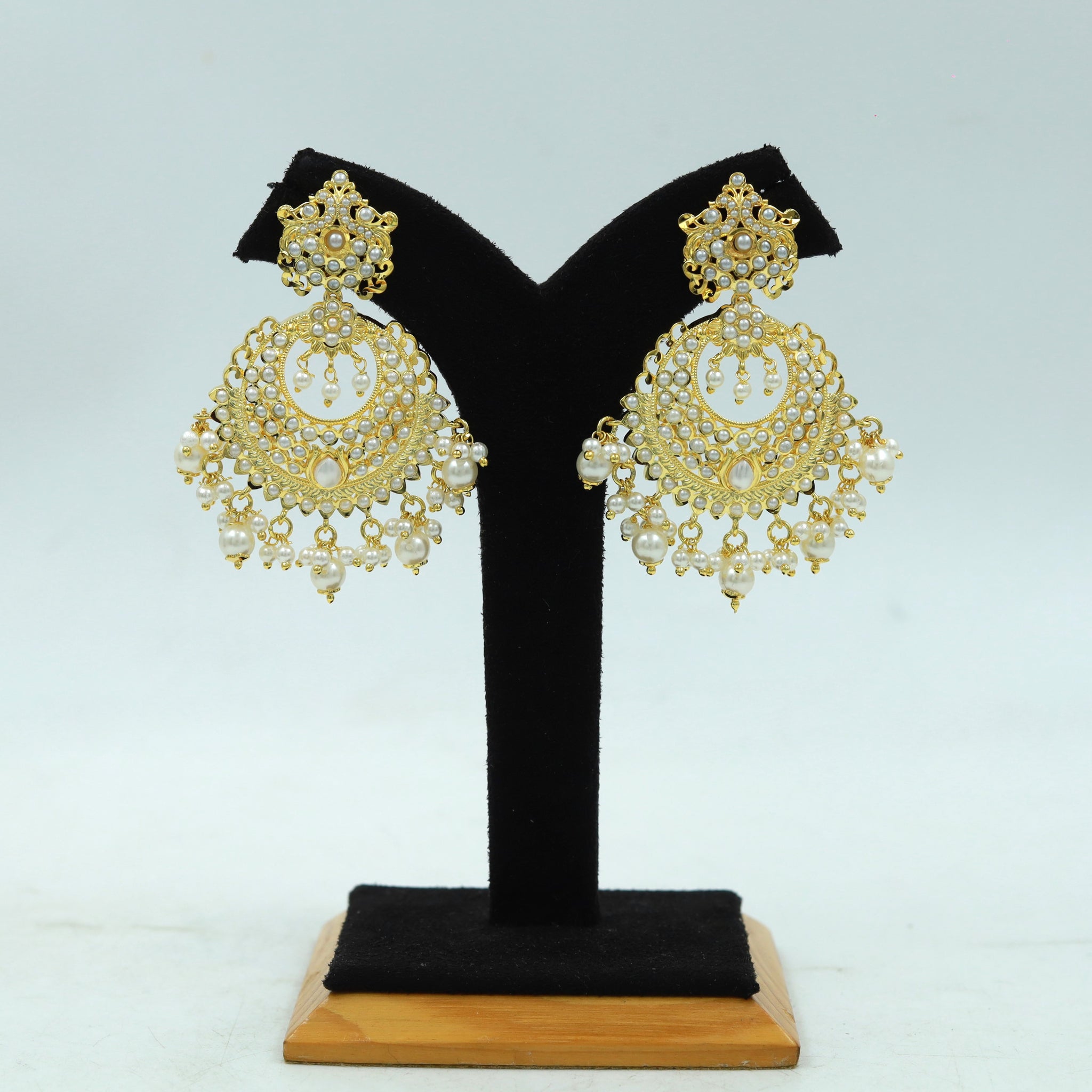 Chandbali Jadau Earring 17002-48