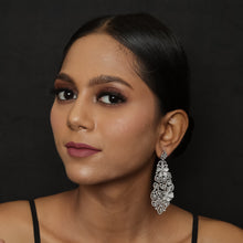 Designer Flower motif Zircon/AD Earring 17691-4873 - Dazzles Jewellery