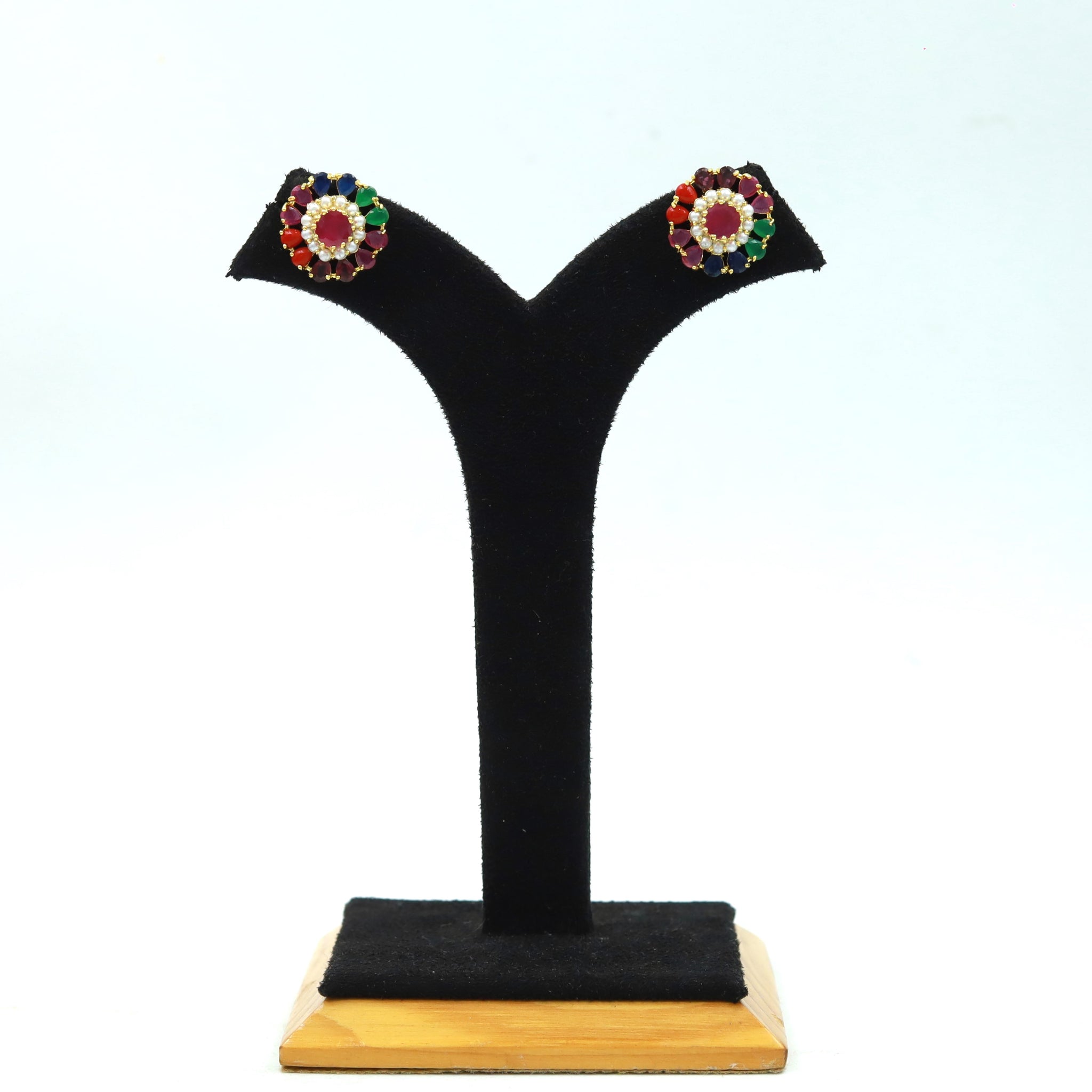 Tops/Studs Jadau Earring 16973-48