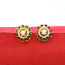 Tops/Studs Jadau Earring 16963-48