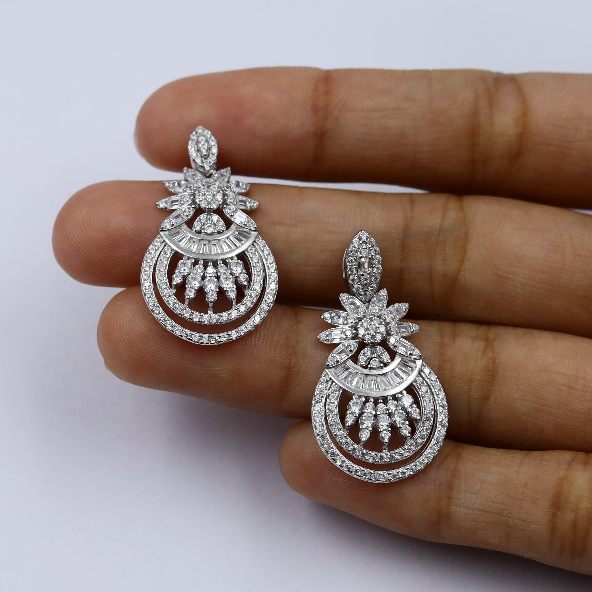 Pure 925 Hallmarked Silver Pendant Set 14410-22