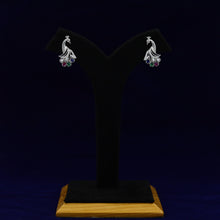 Pure 925 Hallmarked Silver Peacock Pendant Set 14409-22