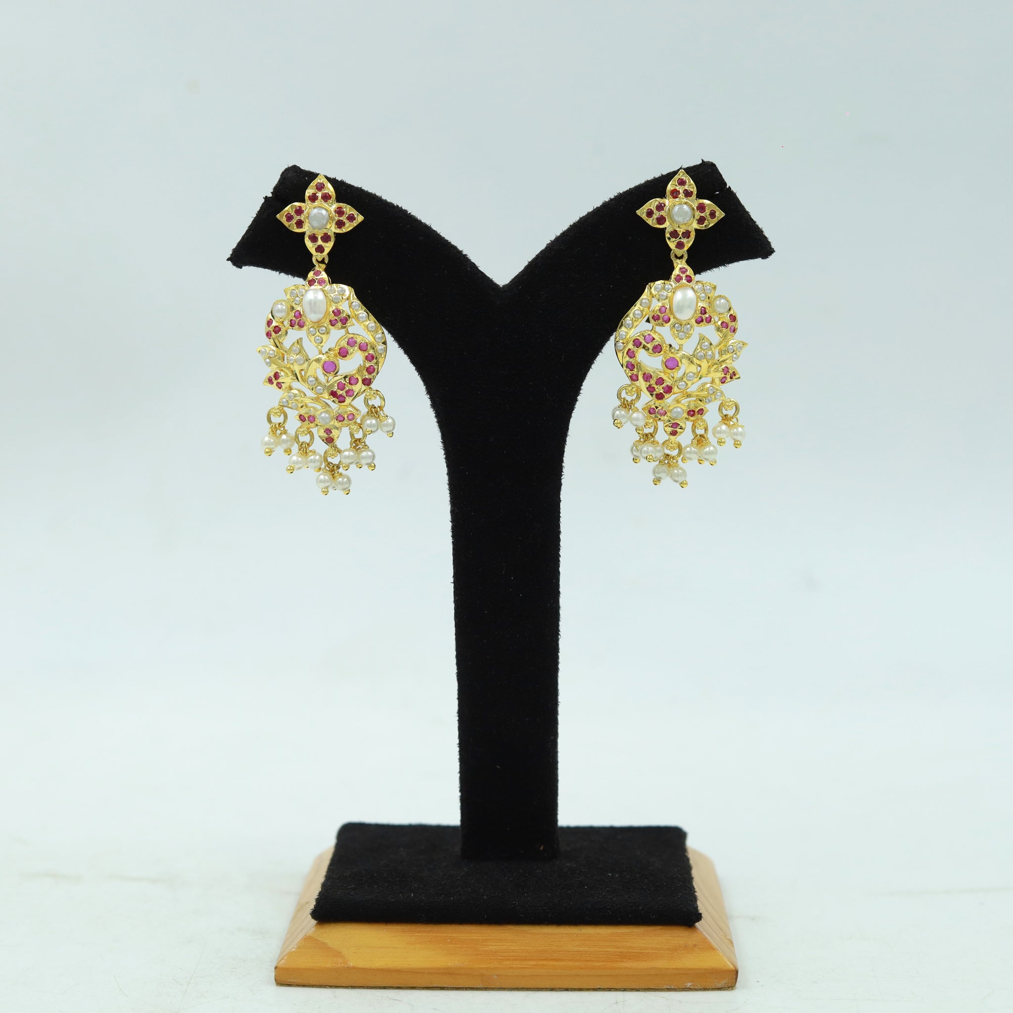Traditional Jadau Pendant Set 17010-48