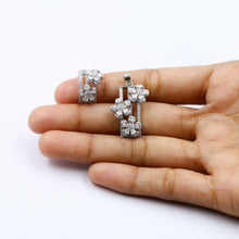 Pure 925 Hallmarked Silver Pendant Set 14392-22