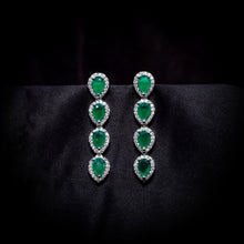 Zircon/AD Earring 8332-100 - Dazzles Jewellery