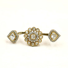 Kundan Double Finger Ring 19907-68