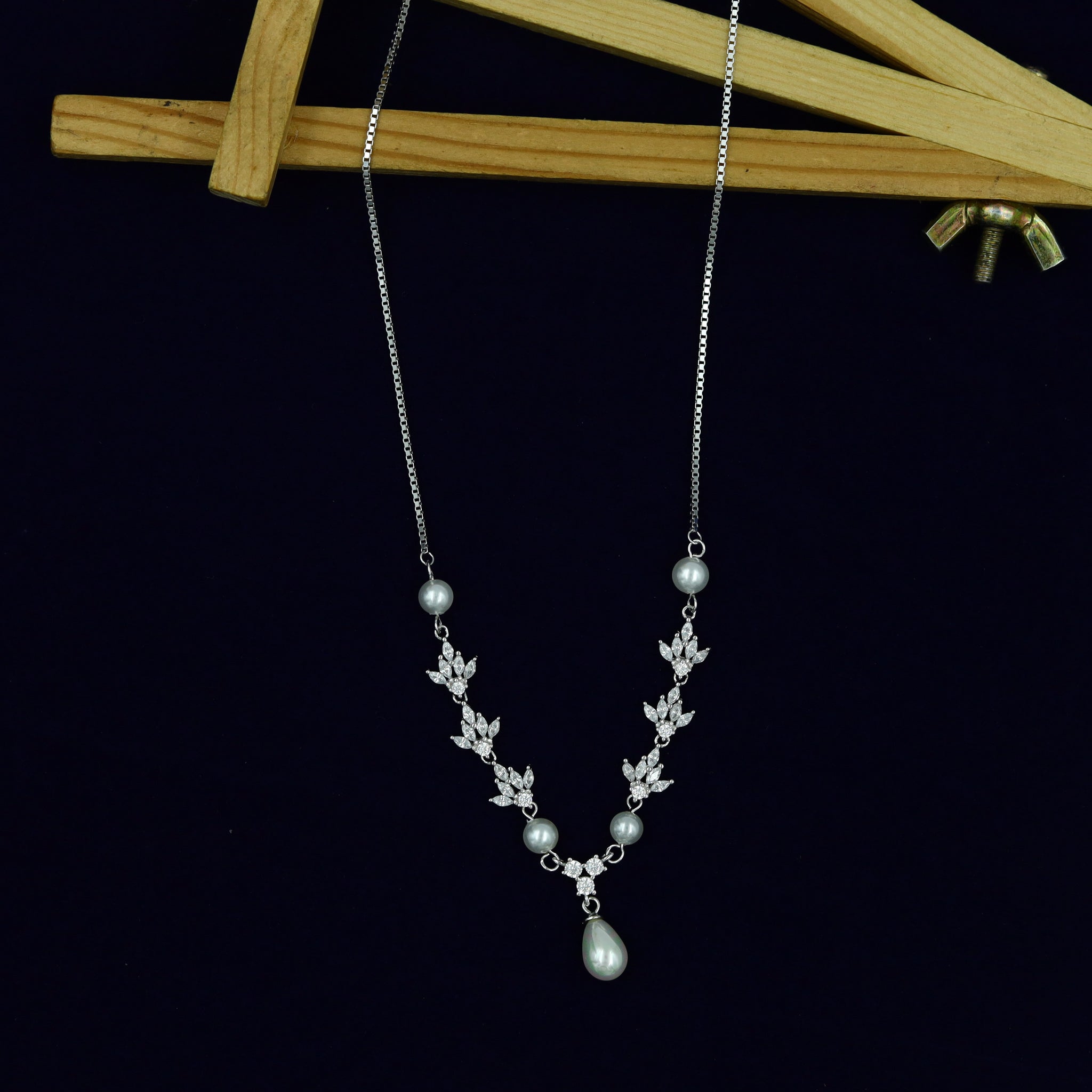 Pure 925 Hallmarked Silver Pendant Set 14414-22