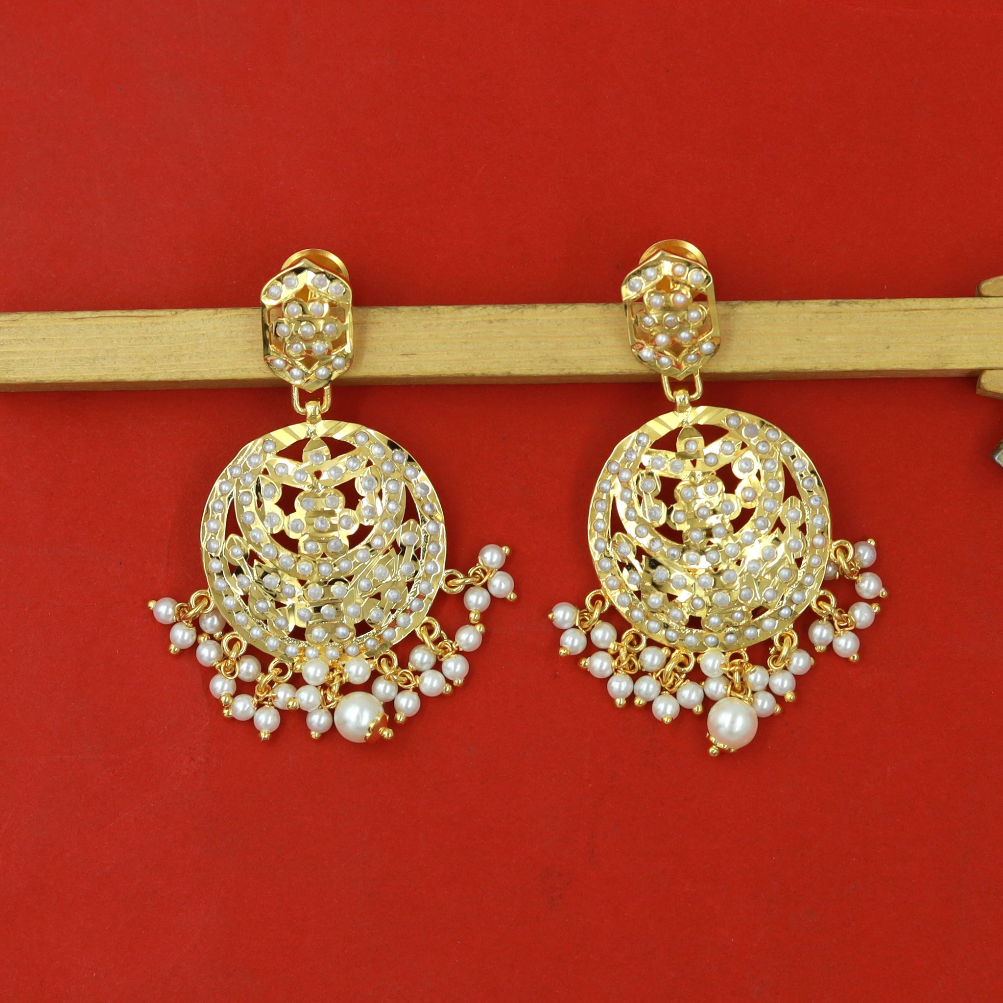 Danglers Jadau Earring 16992-48