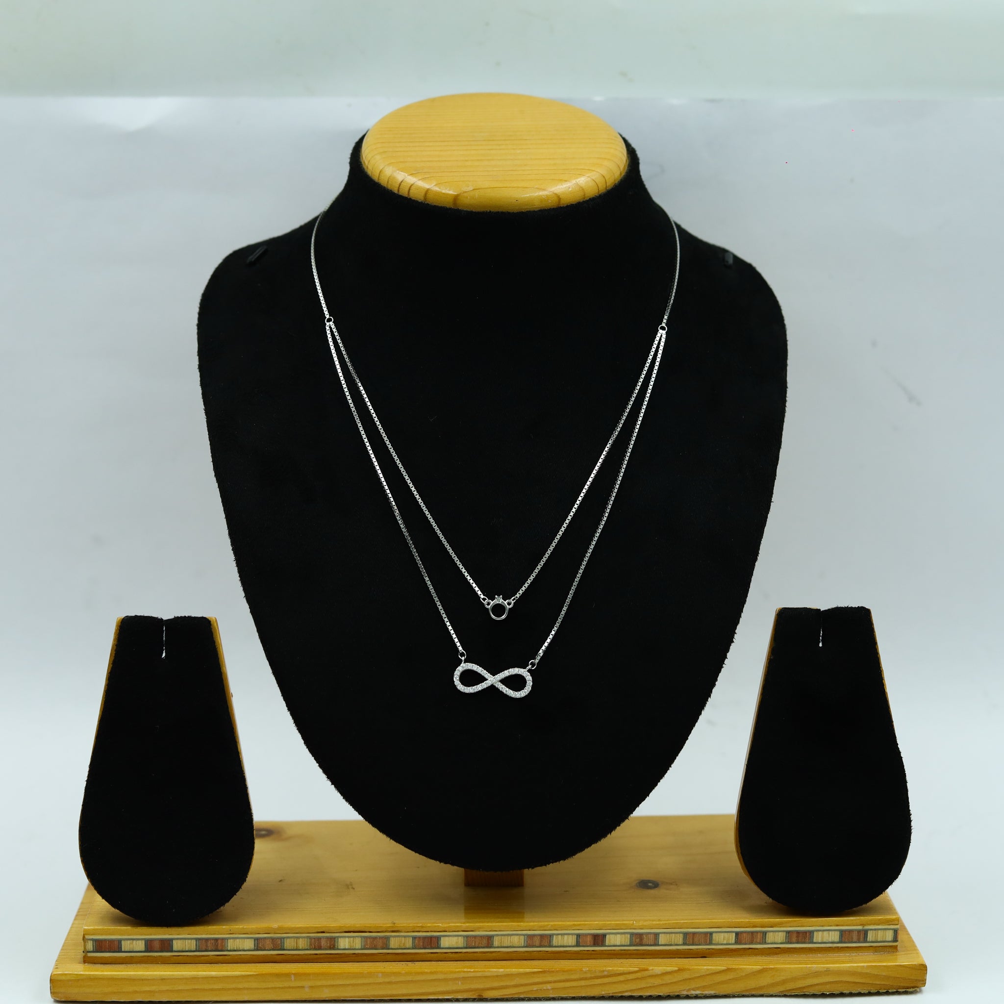 Pure 925 Hallmarked Silver Pendant Set 14415-22