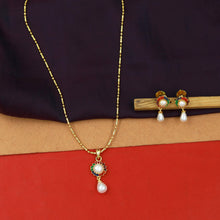 Light Jadau Pendant Set 16972-48