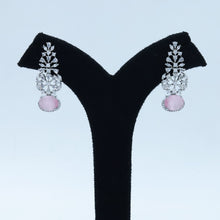 Round Neck Zircon/AD Necklace Set 11909-69