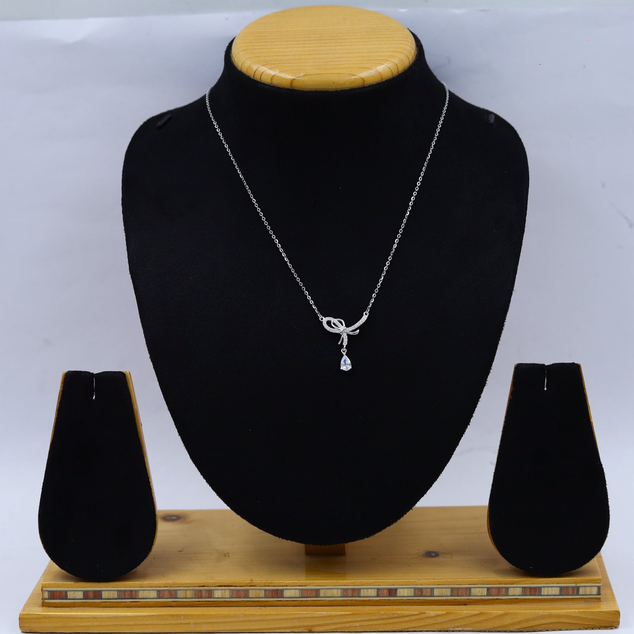 Pure 925 Hallmarked Silver Pendant Set 14459-22