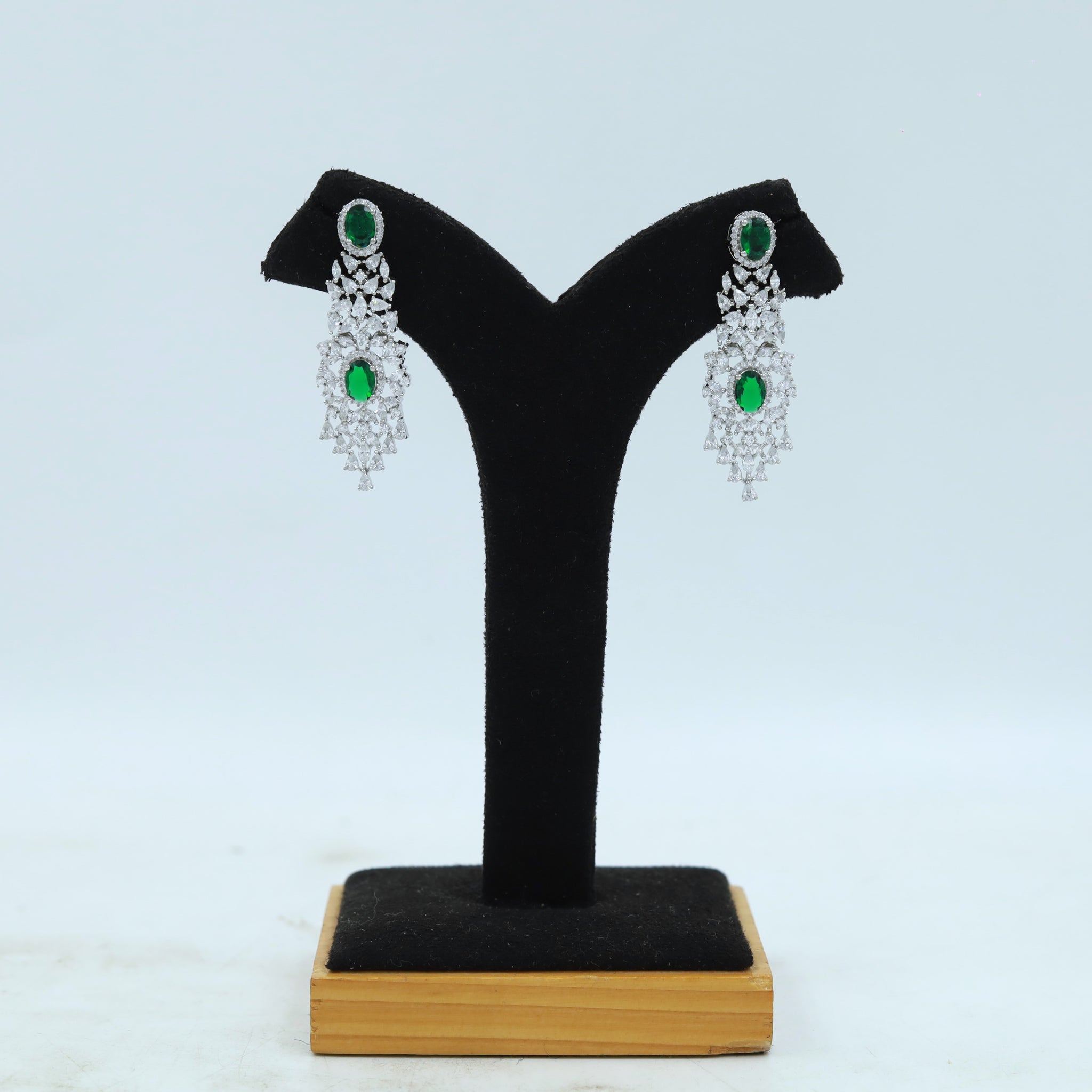 Danglers Zircon/AD Earring 16897-08