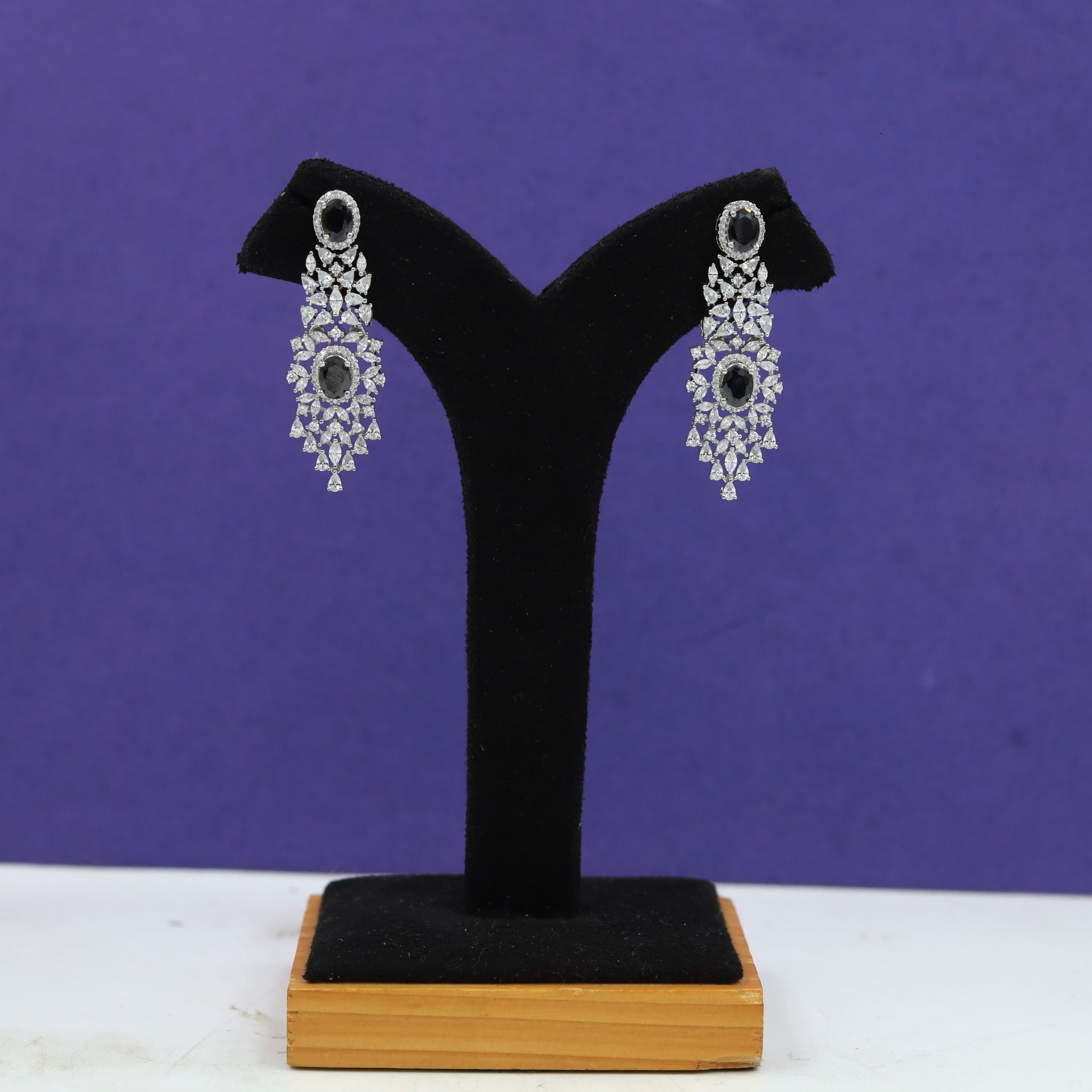 Danglers Zircon/AD Earring 16897-08