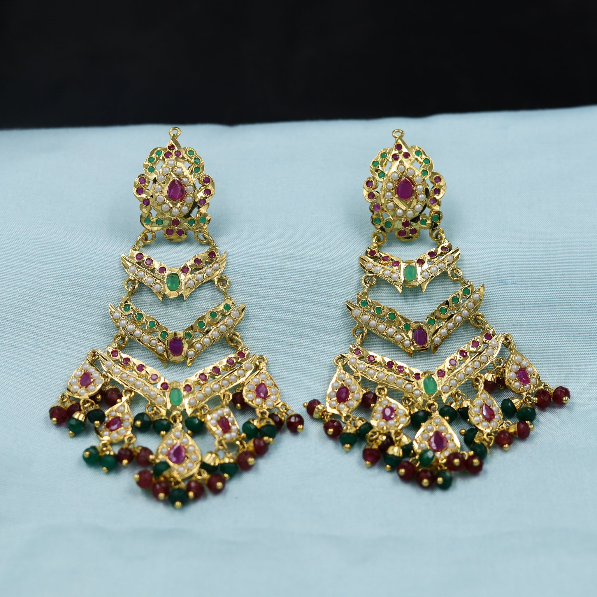 Jadau Earring Danglers 8398-73