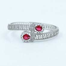 Silver Plated Zircon/ AD Bracelet 16582-3729