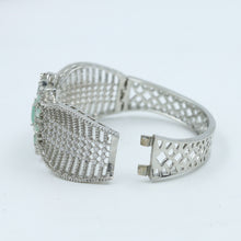 Zircon/AD Mint Green Bracelet 13212-0045