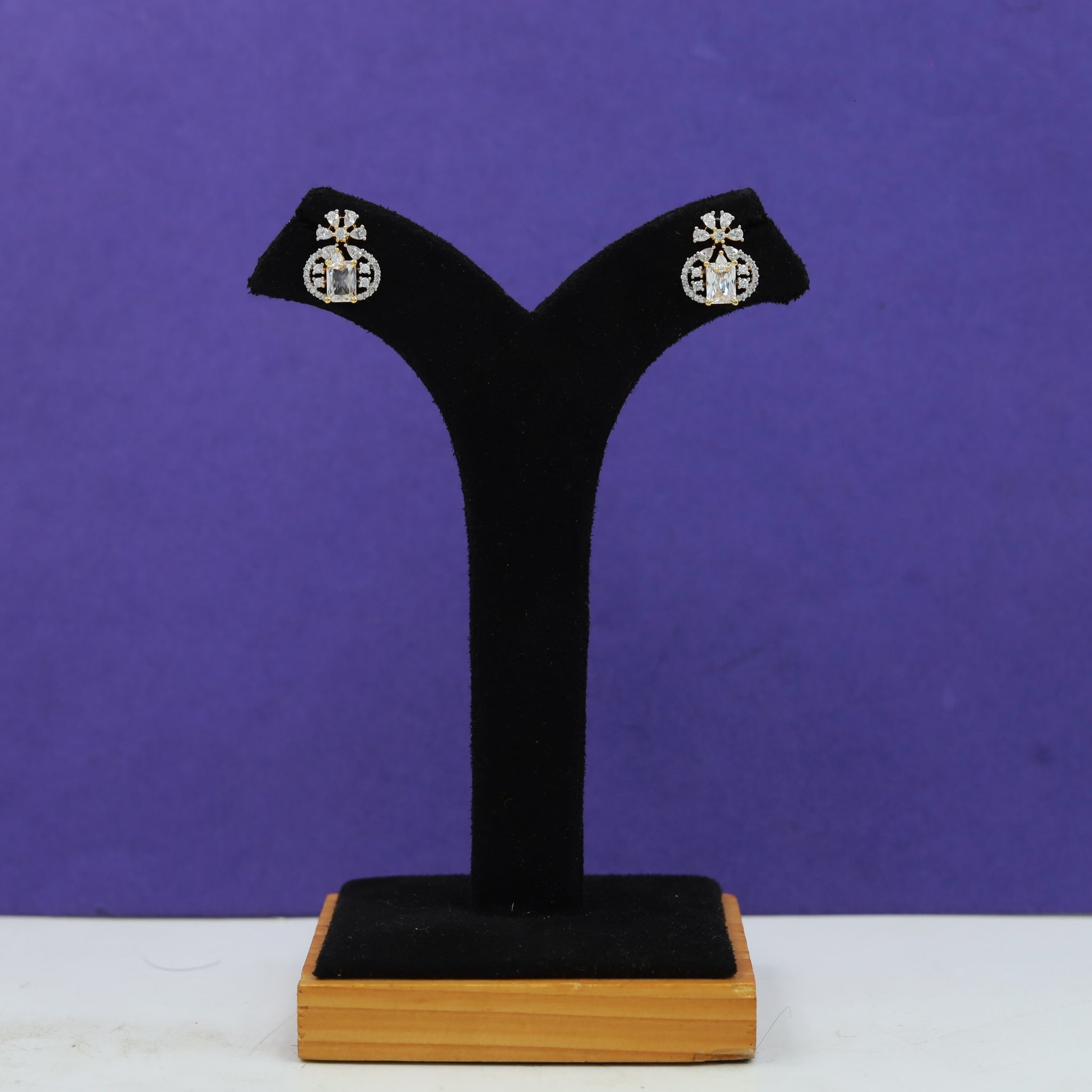 Tops/Studs Zircon/AD Earring 16887-08