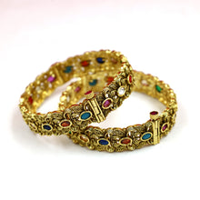 Antique Gold Bangles/Kada 19897-28